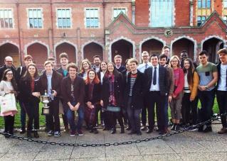 Participants at the intervaristy francophone debates 2018